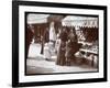 View of Women with Children Shopping at a Fruit and Vegetable Stand at 266 7th Avenue, New York,…-Byron Company-Framed Giclee Print