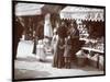 View of Women with Children Shopping at a Fruit and Vegetable Stand at 266 7th Avenue, New York,…-Byron Company-Mounted Giclee Print