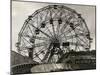 View of Wonder Wheel Ride at Coney Island-null-Mounted Photographic Print