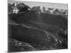 View Of Wooded Hills With Mountains In Bkgd "In Rocky Mountain National Park" Colorado. 1933-1942-Ansel Adams-Mounted Art Print