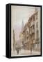 View of Wych Street, Westminster, Looking East from New Inn Gateway, London, C1880-John Crowther-Framed Stretched Canvas