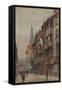 View of Wych Street, Westminster, looking east from New Inn gateway, London, c1880-John Crowther-Framed Stretched Canvas