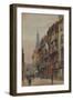 View of Wych Street, Westminster, looking east from New Inn gateway, London, c1880-John Crowther-Framed Giclee Print