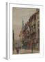 View of Wych Street, Westminster, looking east from New Inn gateway, London, c1880-John Crowther-Framed Giclee Print