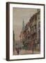 View of Wych Street, Westminster, looking east from New Inn gateway, London, c1880-John Crowther-Framed Giclee Print