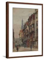 View of Wych Street, Westminster, looking east from New Inn gateway, London, c1880-John Crowther-Framed Giclee Print