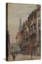 View of Wych Street, Westminster, looking east from New Inn gateway, London, c1880-John Crowther-Stretched Canvas