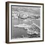 View of Yachts alongside Shore-null-Framed Photographic Print