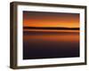 View of Yellowstone Lake at Sunset, Yellowstone National Park, Wyoming, USA-Scott T. Smith-Framed Premium Photographic Print