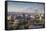 View of Yerevan and Mount Ararat from Cascade, Yerevan, Armenia, Central Asia, Asia-Jane Sweeney-Framed Stretched Canvas
