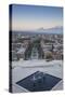 View of Yerevan and Mount Ararat from Cascade, Yerevan, Armenia, Central Asia, Asia-Jane Sweeney-Stretched Canvas