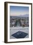 View of Yerevan and Mount Ararat from Cascade, Yerevan, Armenia, Central Asia, Asia-Jane Sweeney-Framed Photographic Print