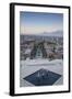 View of Yerevan and Mount Ararat from Cascade, Yerevan, Armenia, Central Asia, Asia-Jane Sweeney-Framed Photographic Print