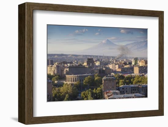 View of Yerevan and Mount Ararat from Cascade, Yerevan, Armenia, Central Asia, Asia-Jane Sweeney-Framed Photographic Print