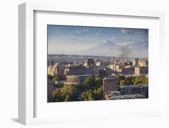 View of Yerevan and Mount Ararat from Cascade, Yerevan, Armenia, Central Asia, Asia-Jane Sweeney-Framed Photographic Print