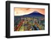 View of Yokohama and Mt. Fuji in Japan.-SeanPavonePhoto-Framed Photographic Print