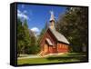 View of Yosemite Chapel in Springtime, Yosemite National Park, California, Usa-Dennis Flaherty-Framed Stretched Canvas