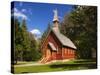 View of Yosemite Chapel in Springtime, Yosemite National Park, California, Usa-Dennis Flaherty-Stretched Canvas