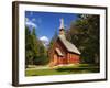 View of Yosemite Chapel in Springtime, Yosemite National Park, California, Usa-Dennis Flaherty-Framed Photographic Print