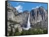 View of Yosemite Falls in Spring, Yosemite National Park, California, USA-null-Framed Stretched Canvas