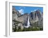 View of Yosemite Falls in Spring, Yosemite National Park, California, USA-null-Framed Premium Photographic Print