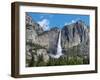 View of Yosemite Falls in Spring, Yosemite National Park, California, USA-null-Framed Photographic Print