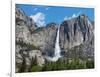 View of Yosemite Falls in Spring, Yosemite National Park, California, USA-null-Framed Photographic Print