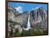 View of Yosemite Falls in Spring, Yosemite National Park, California, USA-null-Framed Photographic Print