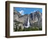 View of Yosemite Falls in Spring, Yosemite National Park, California, USA-null-Framed Photographic Print