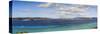 View of Zamami Island from Aka Island, Kerama Islands, Okinawa, Japan-Ian Trower-Stretched Canvas