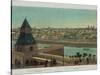 View of Zamoskvorechye from the Kremlin Wall (From a Panoramic View of Moscow in 10 Part), Ca 1848-Philippe Benoist-Stretched Canvas