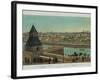 View of Zamoskvorechye from the Kremlin Wall (From a Panoramic View of Moscow in 10 Part), Ca 1848-Philippe Benoist-Framed Giclee Print