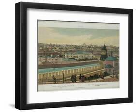 View of Zamoskvorechye from the Kremlin Wall (From a Panoramic View of Moscow in 10 Part), Ca 1848-Philippe Benoist-Framed Giclee Print