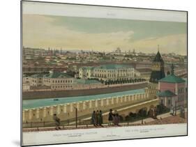 View of Zamoskvorechye from the Kremlin Wall (From a Panoramic View of Moscow in 10 Part), Ca 1848-Philippe Benoist-Mounted Giclee Print