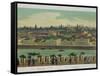 View of Zamoskvorechye from the Kremlin Wall (From a Panoramic View of Moscow in 10 Part), Ca 1848-Philippe Benoist-Framed Stretched Canvas