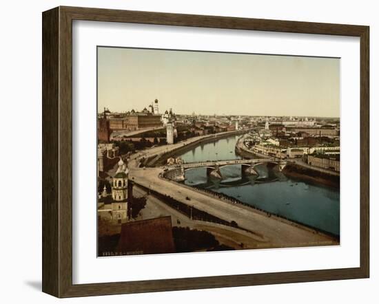 View of Zamoskvorechye (Panoramic View of Mosco), 1890S-null-Framed Giclee Print