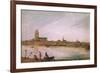 View of Zierikzee, 1618 (Oil on Canvas)-Esaias I van de Velde-Framed Giclee Print