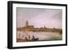 View of Zierikzee, 1618 (Oil on Canvas)-Esaias I van de Velde-Framed Giclee Print