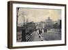 View of Znamenka Street in Winter, Moscow, Russia, Early 20th Century-null-Framed Giclee Print