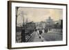 View of Znamenka Street in Winter, Moscow, Russia, Early 20th Century-null-Framed Giclee Print