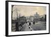 View of Znamenka Street in Winter, Moscow, Russia, Early 20th Century-null-Framed Giclee Print