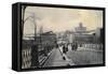 View of Znamenka Street in Winter, Moscow, Russia, Early 20th Century-null-Framed Stretched Canvas