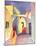 View on an Alley-Auguste Macke-Mounted Art Print