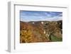 View on Burg Wildenstein Castle and Danube Valley in Autumn-Markus-Framed Photographic Print