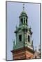 View on Clock Tower of Wawel Royal Castle in Cracow in Poland-mychadre77-Mounted Photographic Print