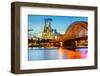 View on Cologne Cathedral and Hohenzollern Bridge, Germany-sborisov-Framed Photographic Print