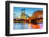 View on Cologne Cathedral and Hohenzollern Bridge, Germany-sborisov-Framed Photographic Print