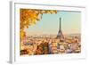 View on Eiffel Tower at Sunset, Paris, France-S Borisov-Framed Photographic Print