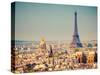 View on Eiffel Tower, Paris, France-S Borisov-Stretched Canvas