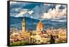 View on Florence and Duomo Cathedral, Italy-sborisov-Framed Stretched Canvas